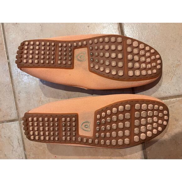 SWIMS peach Canvas Driving Loafers Men’s Size 12 - Picture 4 of 6